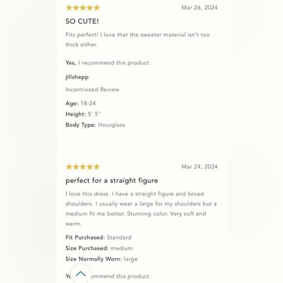 Size MP - Anthropologie The Annalise Mock-Neck Mini Sweater Dress by Maeve - Picture 10 of 16